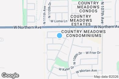 Map image of the property - 11013 W Augusta Ave
