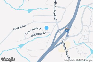 Map image of the property - 1026 Allegiance Dr