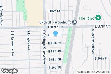 Map image of the property - 839 E 87th Pl