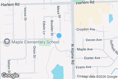 Map image of the property - 1910 Maple Ave