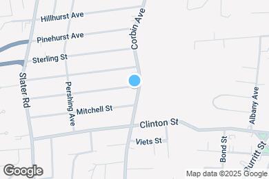 Map image of the property - 1560 Corbin Ave