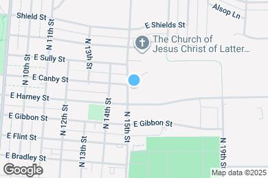 Map image of the property - 875 N 15th St