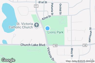 Map image of the property - 8327 Victoria Dr