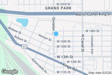 Map image of the property - 2332 W 17th St
