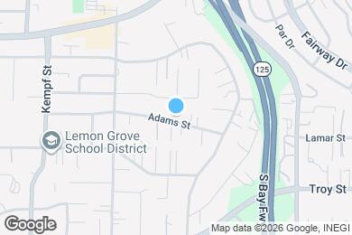 Map image of the property - 8356 Adams St