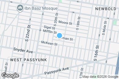 Map image of the property - 1917 Dudley St