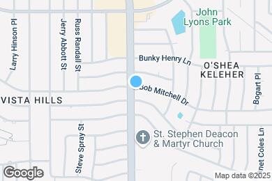 Map image of the property - 11400 Bob Mitchell Dr