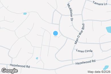 Map image of the property - 1305 Marcy Ct