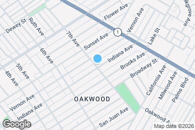 Map image of the property - 701 Indiana Ave