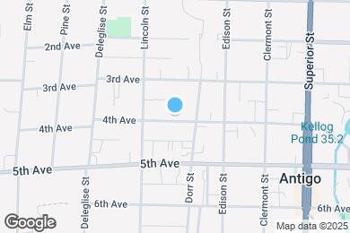 Map image of the property - 1016 4th Ave