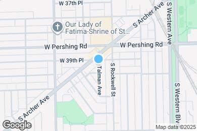 Map image of the property - 3938 S Talman Ave