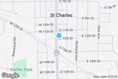 Map image of the property - 1201 Whitewater Ave