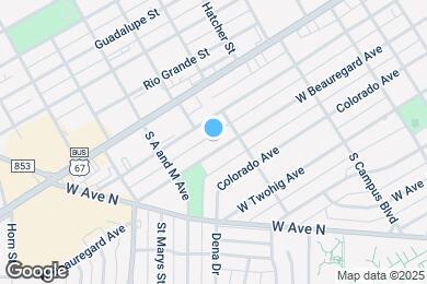 Map image of the property - 2824 W Beauregard Ave