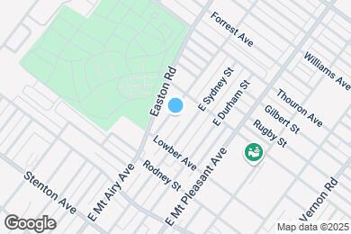 Map image of the property - 1134 E Mt Airy Ave