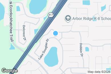 Map image of the property - 9644 Lake Douglas Pl