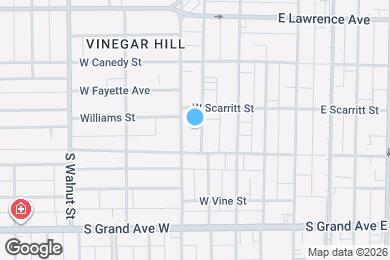 Map image of the property - 1023 S College St