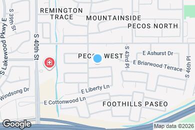 Map image of the property - 4214 E Saltsage Dr
