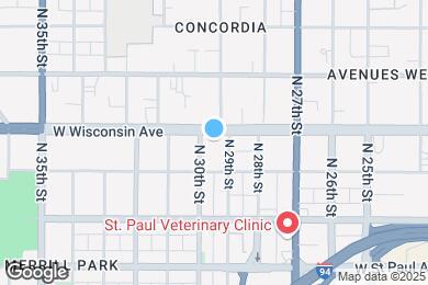 Map image of the property - 2919 W Wisconsin Ave