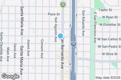 Map image of the property - 3704 San Bernardo Ave