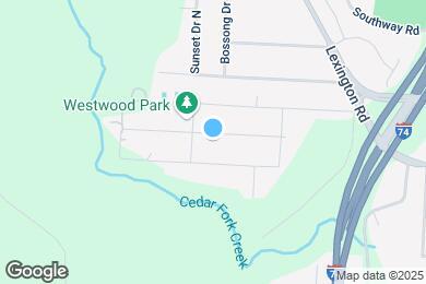 Map image of the property - 1441 Sunset Ave