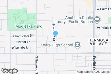 Map image of the property - 1412 Hacienda St