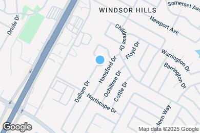 Map image of the property - 9805 Dallum Dr
