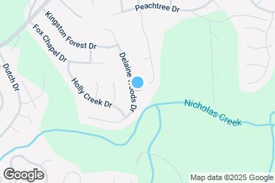 Map image of the property - 225 Delaine Woods Dr