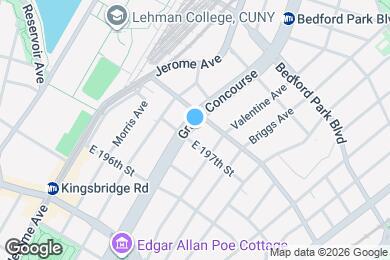 Map image of the property - 2830 Grand Concourse