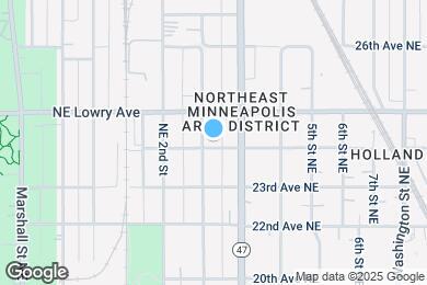 Map image of the property - 2401 3rd st NE Apt 2