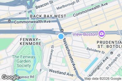 Map image of the property - 1078 Boylston St