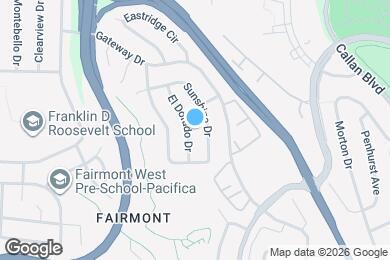 Map image of the property - 257 El Dorado Dr