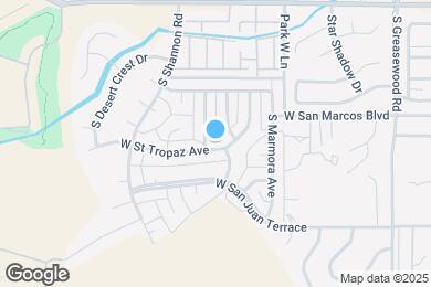 Map image of the property - 2822 W St Tropaz Ave