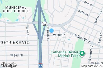 Map image of the property - 849 W 30th St