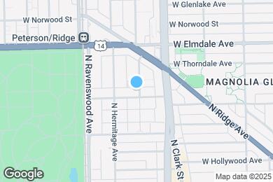 Map image of the property - 1700 W Thorndale Ave