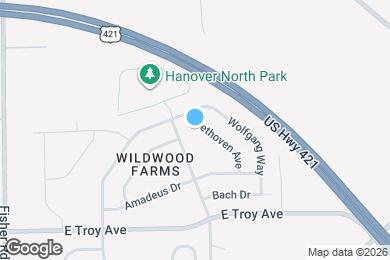 Map image of the property - 2822 Beethoven Ave