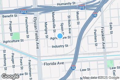 Map image of the property - 2324 Agriculture St