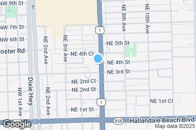 Map image of the property - ArtSquare at Hallandale