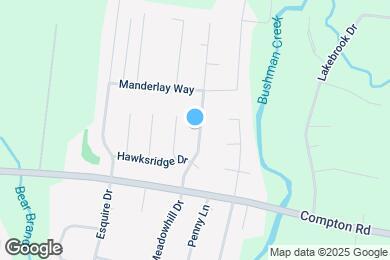 Map image of the property - 3323 Meadowhill Dr