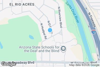 Map image of the property - 1417-1417 N El Rio Dr