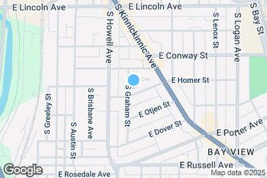 Map image of the property - 514 E Homer St