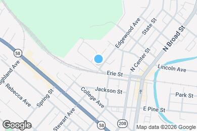 Map image of the property - 403 Erie St
