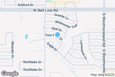 Map image of the property - 1028 Twin Falls Dr