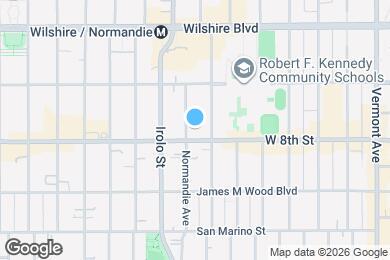 Map image of the property - The Bard Apartments