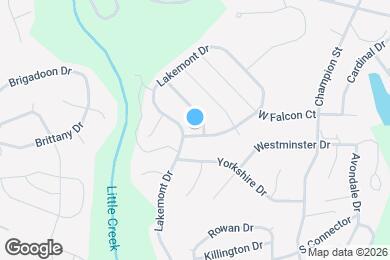 Map image of the property - 1088 Lakemont Dr