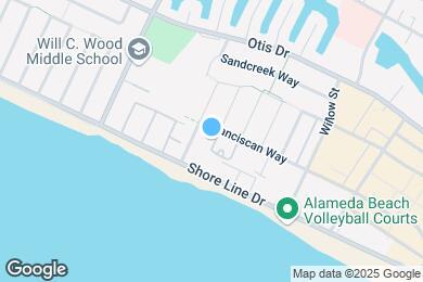 Map image of the property - Surfside Palms Apartments