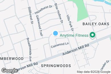 Map image of the property - 8814 Clearbrook Trail