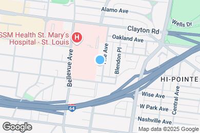 Map image of the property - 1107 Yale Ave