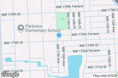 Map image of the property - 1631 NW 175th St