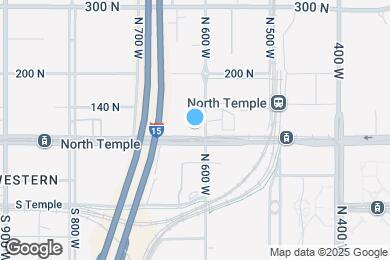 Map image of the property - 606 W North Temple St