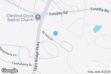 Map image of the property - 415 St. Ives Trace